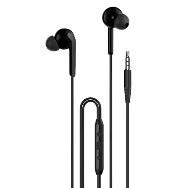 Dudao X3 drátová sluchátka do uší černá / s mikrofonem / 3.5 mm jack (204525)