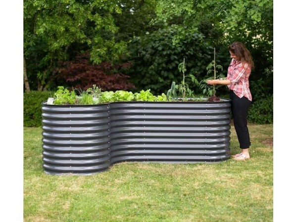 Kovový vyvýšený záhon – Grow Faster L