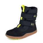 Chlapecké zimní barefoot boty s membránou VIKI Black Bugga B00212-10 - 27