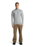 ICEBREAKER Mens Merino 560 Realfleece Elemental II LS Zip, Proto Grey velikost: M