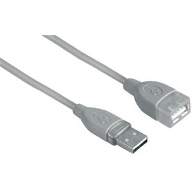 HAMA kabel USB 2.0 / Type A-A / 3m prodlužovací / (A-M/A-F) / (45040-H)