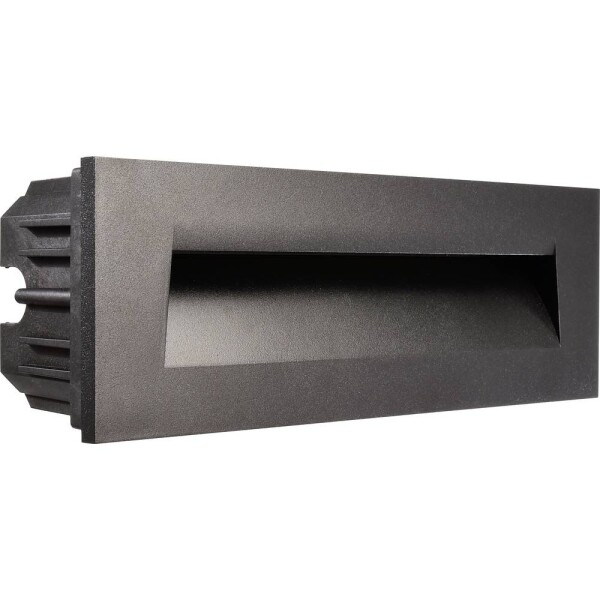 Deko Light 930478 Abdeckung Schwarz Rundung für Light Base III Outdoor kryt, hliník, (d x š x v) 250 x 90 x 24 mm, 1 ks