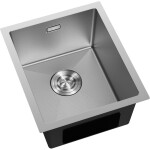 MEXEN - Trixo ocelový dřez 1-bowl 370 x 440 mm, nerez HC 6412371000-01HC