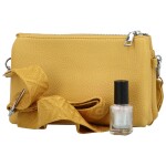 Trendy dámská crossbody kabelka Santiana Lea, žlutá