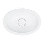 OMNIRES - SHELL M+ umyvadlo zapuštěné do desky, 38 x 25 cm, matná bílá SHELL380UPBM