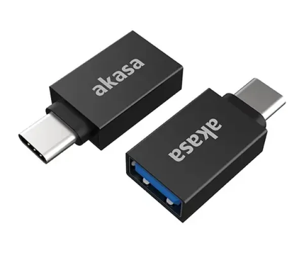 Akasa AK-CBUB62-KT02 adaptér černá / USB-A adaptér / USB-C - USB-A / 2ks (AK-CBUB62-KT02)