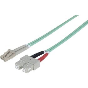 Intellinet 751094 optické vlákno optické vlákno kabel [1x zástrčka LC - 1x zástrčka SC] 50/125 µ Multimode OM3 5.00 m