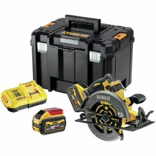 DEWALT DCS578X2 / Aku Kotoučová pila / 18V / 2x 9.0Ah / Průměr kotouče 190 mm / Hloubka řezu 67 mm / 5.800 ot-min (DCS578X2)