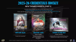 Hokejové karty NHL 2025-26 Upper Deck Credentials Hobby Balíček