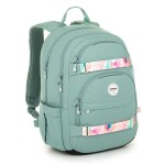 Mintový studentský batoh Topgal VIKI 25030 SET SMALL