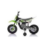 Mamido Dětská elektrická motorka Cross Pantone 361C zelená
