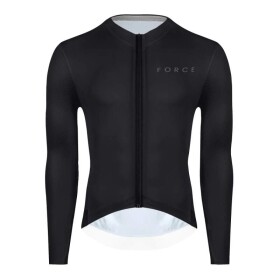Dres FORCE PLAIN dlouhý rukáv, černý (Barva černá, velikost 3XL)