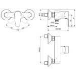 IDEAL STANDARD - Cerafine D Sprchová baterie, chrom BC493AA