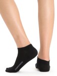 Dámské merino ponožky ICEBREAKER Wmns Lifestyle Fine Gauge No Show, Black/Snow velikost: 35-37 (S)