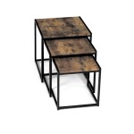 Konferenční stolek 45x45cm, mdf, hnědá, AF-3003 OLW