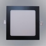 LED podhledové svítidlo SQUARE 6W 4200K ČTVEREC ČERNÝ