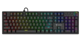SAVIO STYX černá / Mechanická klávesnice / Outemu Brown / Hot-swap / RGB / US layout (STYX BROWN)