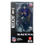 Figurka Baltimore Ravens NFL Lamar Jackson Imports Dragon Series 1 CHASE Edition