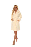 Dámský župan s kapucí 806 LUNA II Ecru . De Lafense ecri(krémová) XL