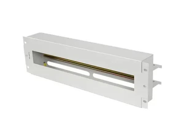 Lanberg 19" 3U napěťový rozváděč TS-35 šedý / Rozváděč do racku / DIN lišta / 3U (AK-VDP103-S)