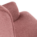 Relaxační křeslo, růžová, sametová látka, AK-303 PINK2
