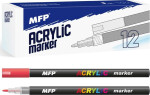 Akrylový popisovač 1 mm - červený