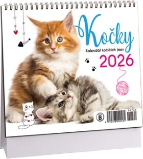 Stolní kalendář ARIA 2026 MINI - Kočky