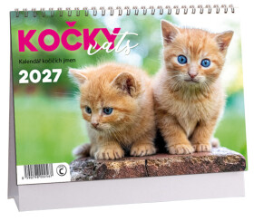 Stolní kalendář 2027 Aria Kočky