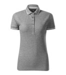 Perfection plain polokošile dámská tmavě šedý melír S