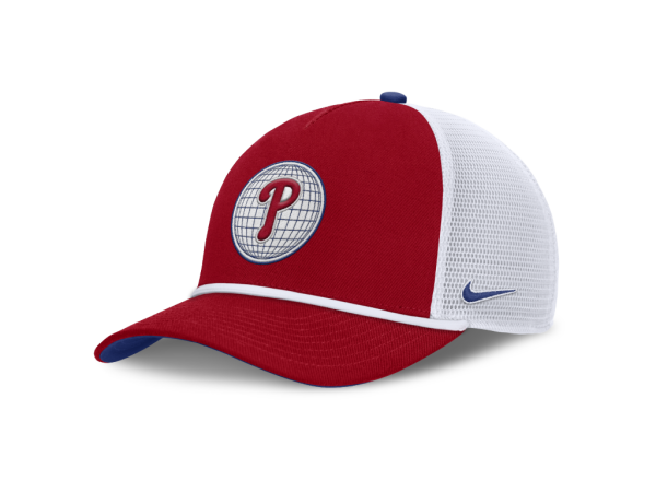 Nike Pánská kšiltovka Philadelphia Phillies MLB Primetime Dri-Fit Rise Structured 5 Panel Trucker Cap Velikost: M/L