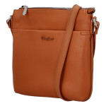 Jednoduchá dámská crossbody kabelka Erné, hnědá
