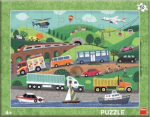 Puzzle Dopravní prostředky 40 dílků - Dino