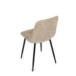 Jídelní židle, béžová, látka vintage, CT-281 CRM3