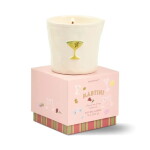 Paddywax Vonná svíčka Bistro Martini 226 g, růžová barva, keramika