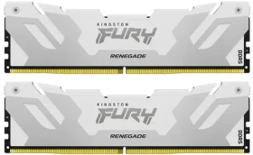 Kingston FURY Renegade White 64GB (2x 32GB) DDR5 7600 MT/s / CL32 / Non-ECC / DIMM / XMP 3.0 / 1.45 V (KF564C32RWK2- 64)