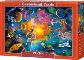Castorland 200849 Člověk ve vesmíru