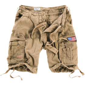 Kalhoty krátké Airborne Vintage Shorts Patch béžové XL