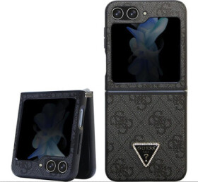 Pouzdro Guess 4G PU Leather Triangle Samsung Galaxy Z Flip 5 černé