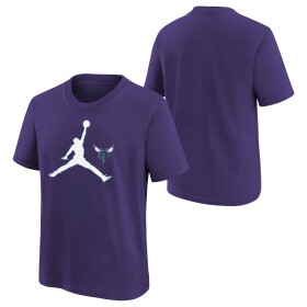 Dětské tričko Charlotte Hornets NBA Jordan Jumpman Logo T-Shirt Fialová (YOUTH)