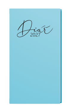 Týdenní diář 2027 Baloušek Jakub Pastel kapesní modrá