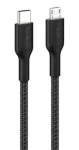 Belkin CAB026hq1MBK černá / Datový kabel / USB-C - Micro-USB / opletený / 1 m (CAB026HQ1MBK)
