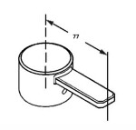 KLUDI - Zenta Ovládací páka Zenta, chrom 7466905-00