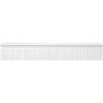 MEXEN/S - Rivel koupelnová skříňka pod umyvadlo 160 cm s deskou, 1 šuplík, reliéf , bílá mat 91A20-16023-1-BFC01
