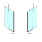 POLYSAN - FORTIS LINE sprchové dveře do niky 1300, čiré sklo, pravé FL1413R