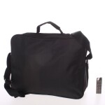 Pánská látková taška přes rameno Borneo, černá