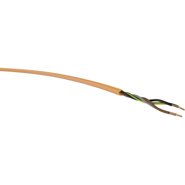 VER H07BQ-F 4G 2,5 Ri. 50 energetický kabel H07BQ-F 4 G 2.50 mm² oranžová 50 m