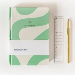 A-JOURNAL collection Pětiletý deník One Line a Day / Flow Mint, zelená barva, papír