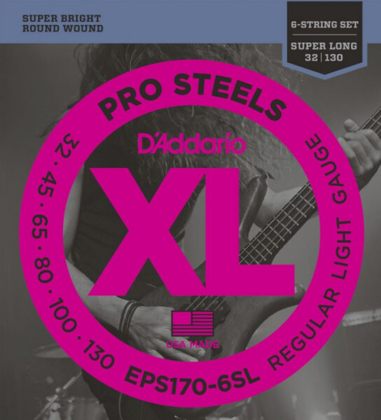 D'Addario EPS170-6SL Super Long Scale