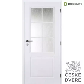 Interiérové dveře Aulida 2/3 Sklo Bílé 70P
