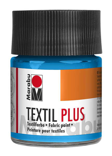 Barva na textil Marabu Textil Plus 50 ml - modrá světlá 090